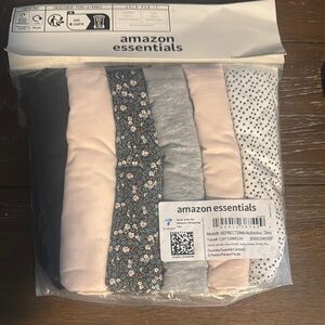 Amazon Essentials Women's Underwear Set - Pink, Gray, Floral, Polka Dot